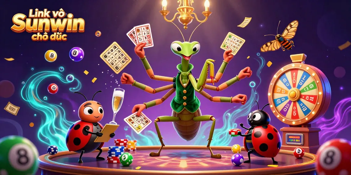 Engaging scene showcasing Link vào Sunwin chính thức with vibrant lottery elements and dynamic characters in a rich casino setting.
